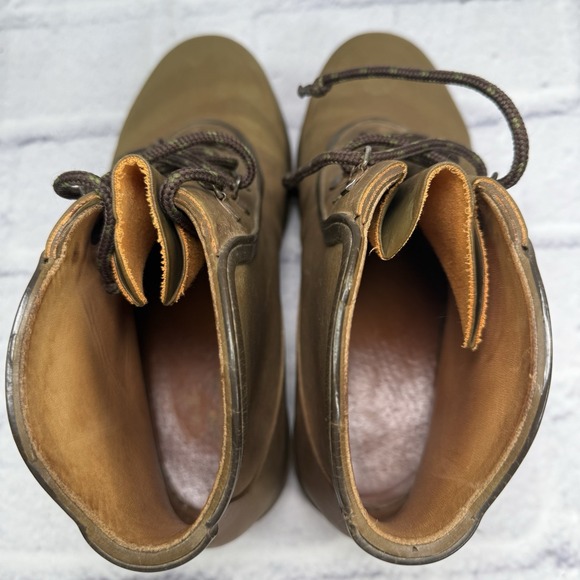 Le Chameau Men's Nairobi Boots Size 9 Brown Rubber Leather Lined Discontinued 6" - Picture 12 of 16